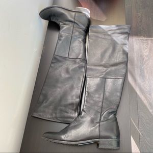 Stuart Weitzman Over the Knee Tall Leather Boots